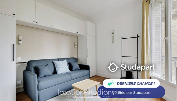 Logement tudiant Location Studio Meublé Paris 18me arrondissement (75018)