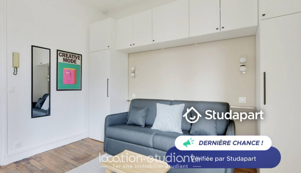 Logement tudiant Studio à Paris 18me arrondissement (75018)
