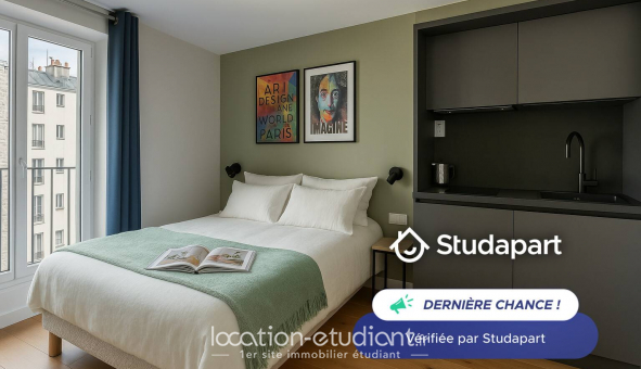 Logement tudiant Location Studio Meublé Paris 18me arrondissement (75018)