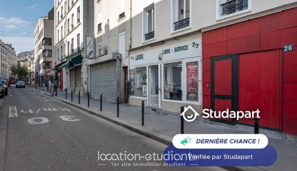 Logement tudiant Studio à Paris 18me arrondissement (75018)
