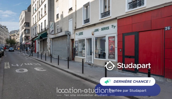 Logement étudiant Studio &agrave; Paris 18ème arrondissement (75018)
