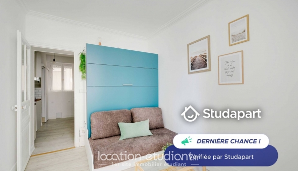 Logement étudiant Studio &agrave; Paris 18ème arrondissement (75018)