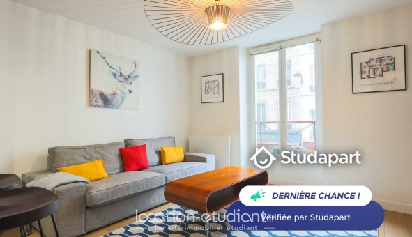 Logement étudiant Location Studio Meubl&eacute; Paris 18ème arrondissement (75018)