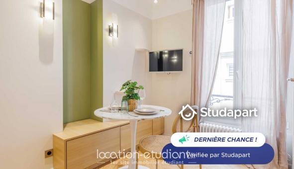 Logement étudiant Studio &agrave; Paris 18ème arrondissement (75018)
