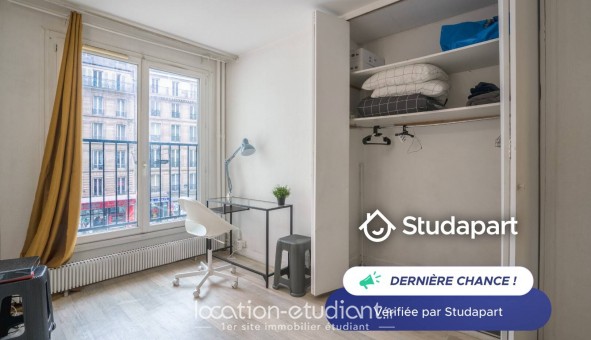 Logement �tudiant Studio &agrave; Paris 18�me arrondissement (75018)