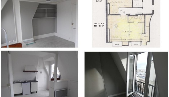 Logement �tudiant Studio &agrave; Paris 18�me arrondissement (75018)