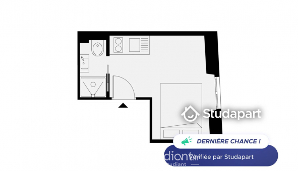 Logement �tudiant Studio &agrave; Paris 18�me arrondissement (75018)