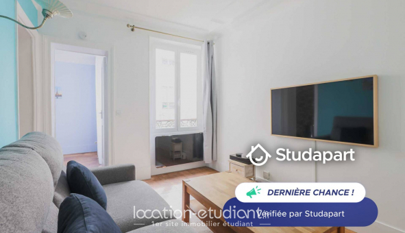 Logement �tudiant Location Studio Meubl&eacute; Paris 18�me arrondissement (75018)