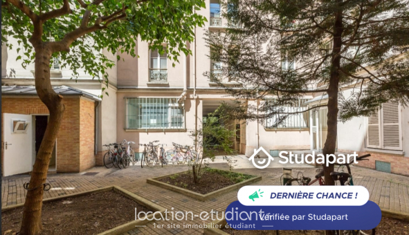 Logement tudiant Studio à Paris 19me arrondissement (75019)
