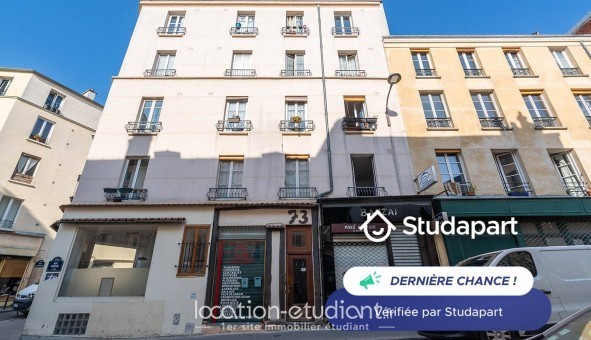 Logement tudiant Studio à Paris 19me arrondissement (75019)