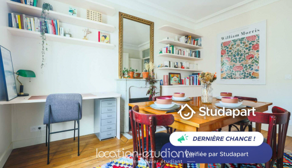 Logement tudiant Studio à Paris 19me arrondissement (75019)