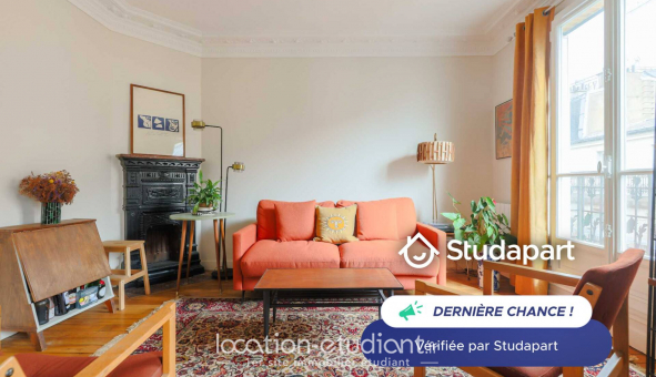 Logement tudiant Studio à Paris 19me arrondissement (75019)
