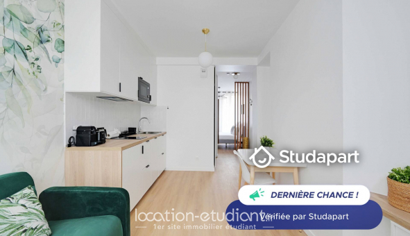 Logement tudiant Studio à Paris 19me arrondissement (75019)