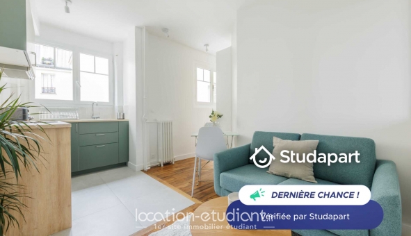Logement étudiant Studio &agrave; Paris 19ème arrondissement (75019)