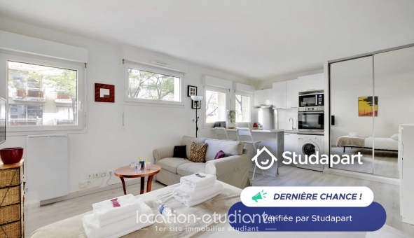 Logement étudiant Location Studio Meubl&eacute; Paris 19ème arrondissement (75019)