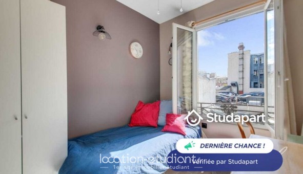 Logement �tudiant Location Studio Meubl&eacute; Paris 19�me arrondissement (75019)