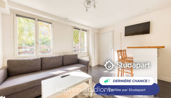 Logement tudiant Studio à Paris 20me arrondissement (75020)