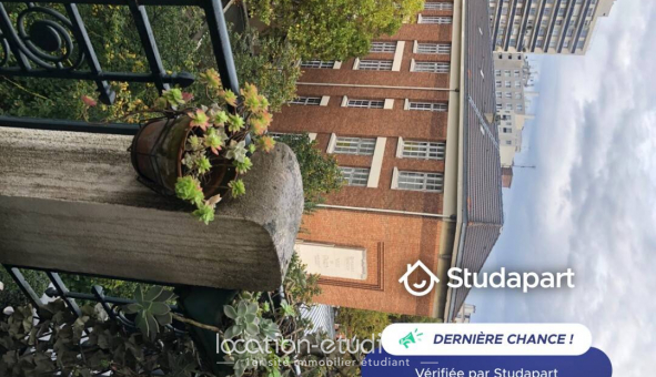 Logement tudiant Studio à Paris 20me arrondissement (75020)