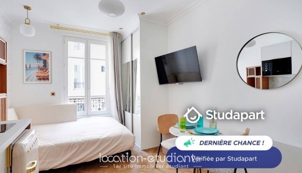 Logement tudiant Studio à Paris 20me arrondissement (75020)