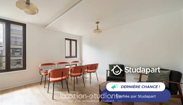 Logement étudiant Studio &agrave; Paris 20ème arrondissement (75020)