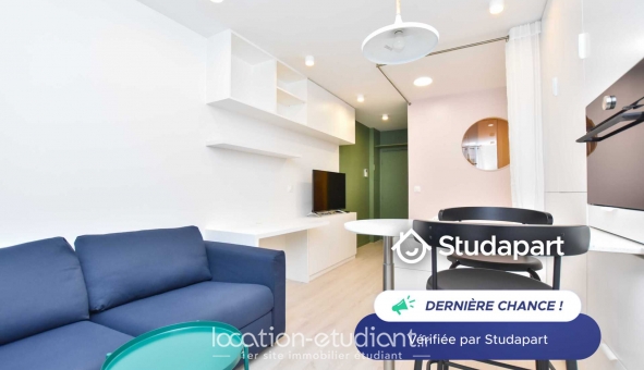 Logement étudiant Location Studio Meubl&eacute; Paris 20ème arrondissement (75020)
