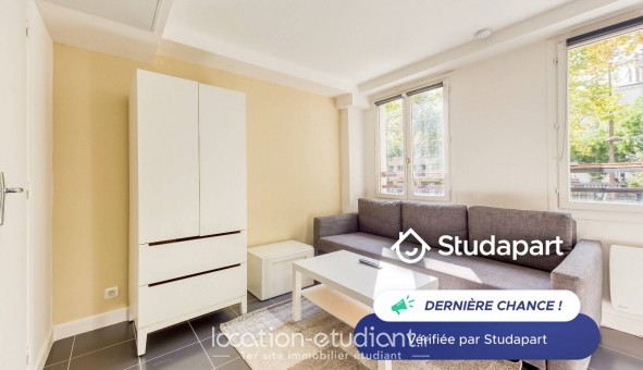 Logement �tudiant Location Studio Meubl&eacute; Paris 20�me arrondissement (75020)