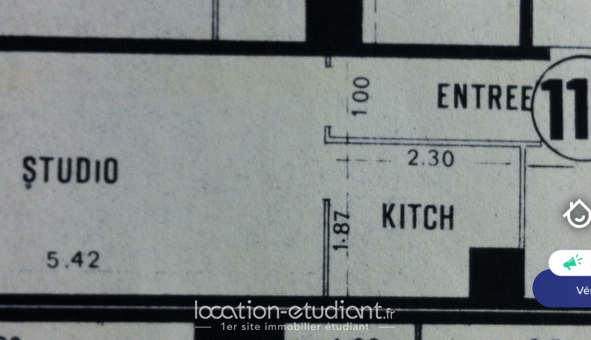 Logement tudiant Studio à Pau (64000)