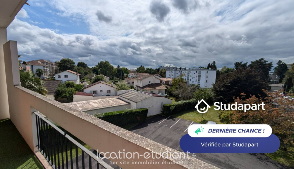 Logement �tudiant Studio &agrave; Pau (64000)
