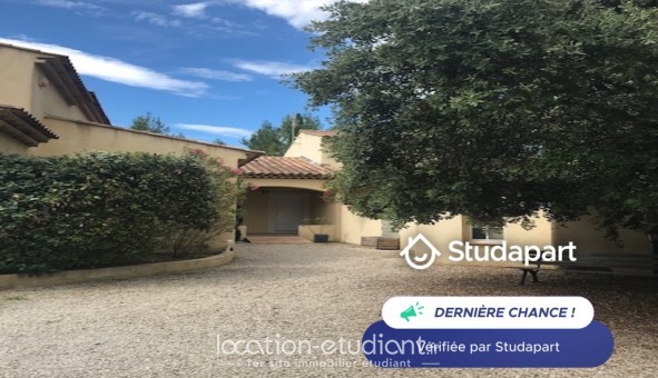 Logement �tudiant Studio &agrave; P�lissanne (13330)