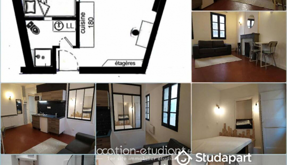 Logement �tudiant Location Studio Meubl&eacute; Perpignan (66100)