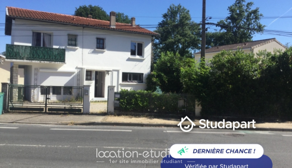 Logement tudiant Studio à Pessac (33600)