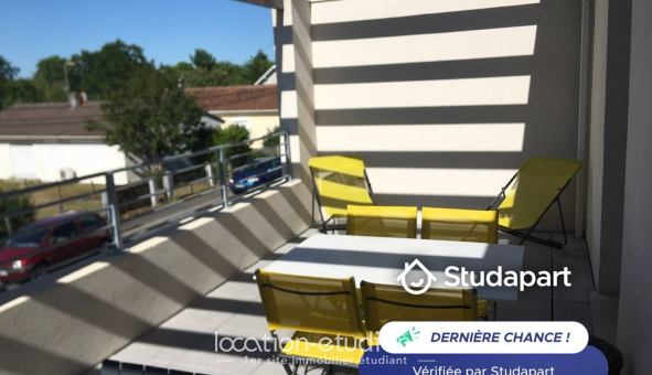 Logement tudiant Studio à Pessac (33600)