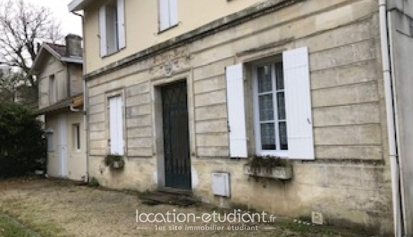 Logement �tudiant Studio &agrave; Pessac (33600)