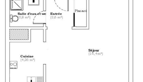 Logement tudiant Studio à Poissy (78300)