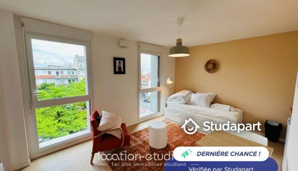 Logement étudiant Location Studio Meublé Reims (51100)