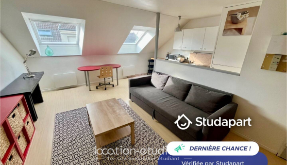 Logement tudiant Location Studio Meublé Reims (51100)