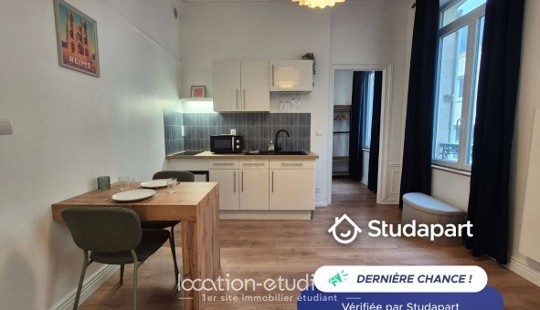 Logement �tudiant Studio &agrave; Reims (51100)