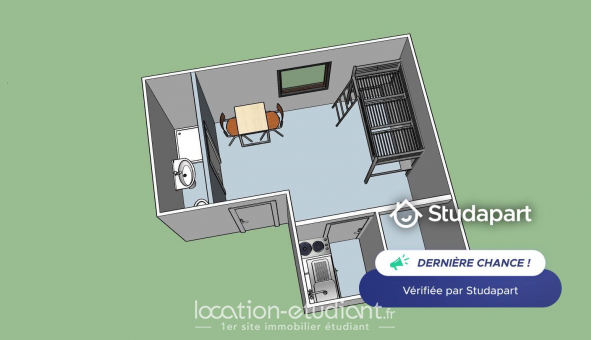 Logement �tudiant Studio &agrave; Reims (51100)