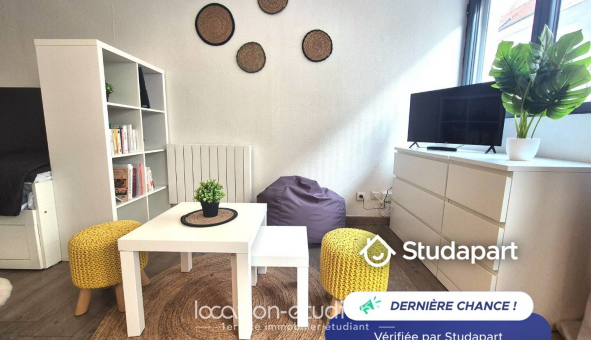 Logement �tudiant Location Studio Meubl&eacute; Reims (51100)