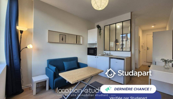 Logement étudiant Location Studio Meublé Reims (51100)
