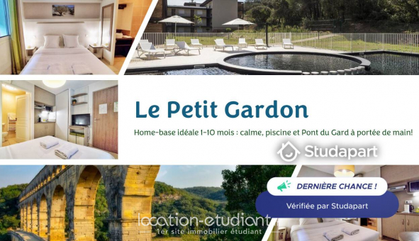 Logement tudiant Studio à Remoulins (30210)