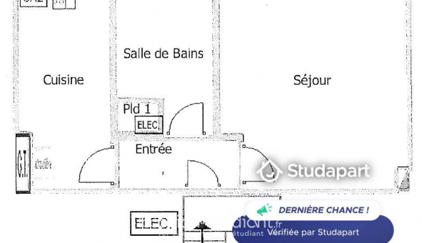 Logement tudiant Studio à Rennes (35000)