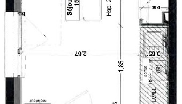 Logement �tudiant Studio &agrave; Rennes (35000)