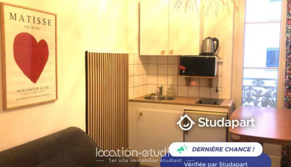 Logement �tudiant Studio &agrave; Rennes (35000)