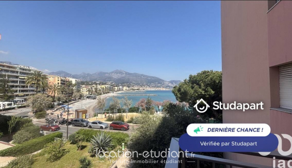 Logement tudiant Studio à Roquebrune Cap Martin (06190)
