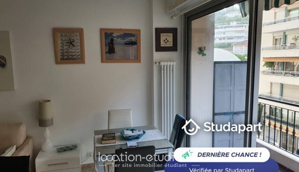 Logement �tudiant Studio &agrave; Roquebrune Cap Martin (06190)