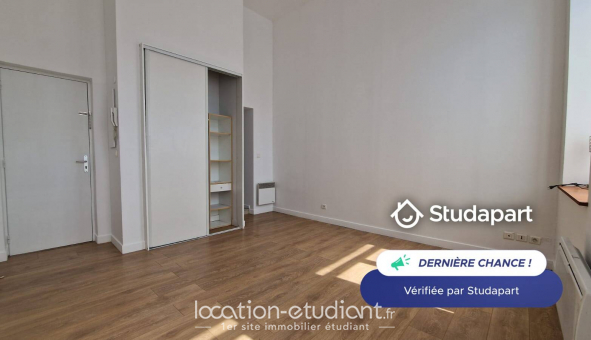 Logement étudiant Location Studio Vide Roubaix (59100)