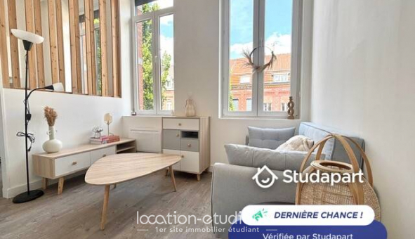 Logement tudiant Location Studio Meublé Roubaix (59100)