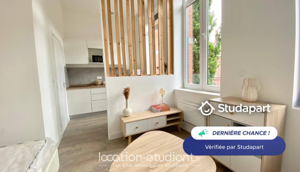 Logement tudiant Studio à Roubaix (59100)
