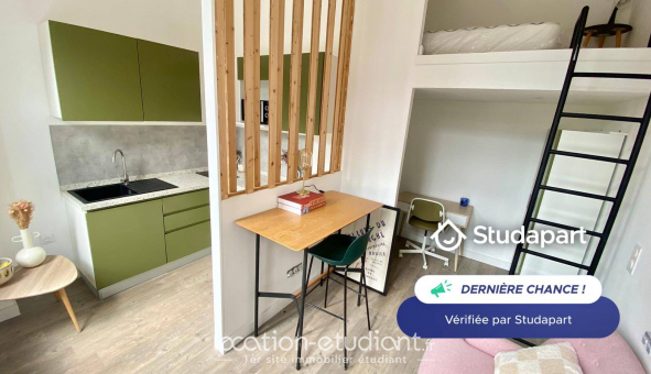 Logement tudiant Location Studio Meublé Roubaix (59100)
